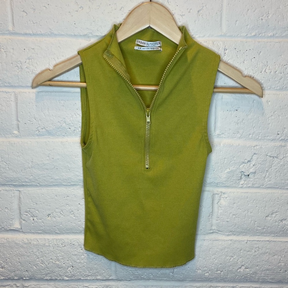 URBAN OUTFITTERS QUARTER ZIP TANK